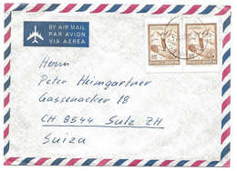 237 - 28 - Enveloppe Envoyée De Buenos Aires En Suisse 1973 - Lettres & Documents