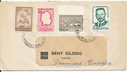Argentina Cover Sent To Denmark 1962 - Lettres & Documents