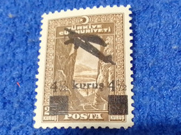 TÜRKİYE--1942 --  4.50/25K   UÇAK POSTASI  DAMGASIZ - Unused Stamps