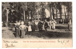ZAVENTEM - Fête Champêtre Au Château De Saventhem - Verzonden In 1903 - - Zaventem