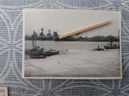 83 TOULON  PHOTO ORIGINALE 27 JUIN 1948 12 SABORDAGE DE LA FLOTTE FRANCAISE BATEAU MILITARIA - Bateaux