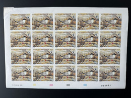Benin 1989 Mi. 478 Sheet Planche IMPERF ND WWF Panda Sterna Dougallii Oiseau Bird Vogel - Nuevos