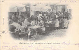 FRANCE - 13 - MARSEILLE - Le Marché De La Place De Lenche  - Carte Postale Ancienne - Unclassified