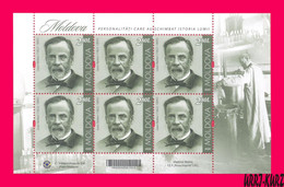 MOLDOVA 2022 Famous People French Chemist & Microbiologist Louis Pasteur (1822-1895) M-s MNH - Louis Pasteur