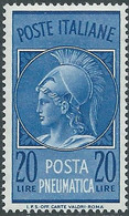 Italia Pneumatica 21 ** MNH. 1958 - Express-post/pneumatisch