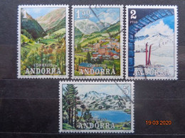 ANDORRA   -   THE WHOLE SET - Oblitérés