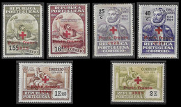 CROIX ROUGE CRUZ VERMELHA  Portugal - 1928 Camoes Franchise Red Cross (Complete Set) - Af. PF 11 To 16 - MH - Rode Kruis