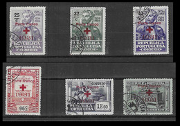 CROIX ROUGE CRUZ VERMELHA  Portugal - 1931 Camoes Franchise Red Cross (Complete Set) - Af. PF 11 To 16 - USD - Red Cross