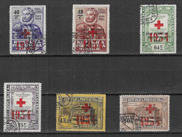 CROIX ROUGE CRUZ VERMELHA  Portugal - 1934 Camoes Franchise Red Cross (Complete Set) - USED - Croce Rossa