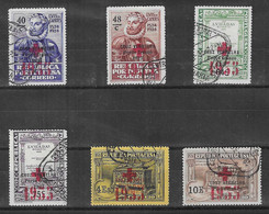 CROIX ROUGE CRUZ VERMELHA  Portugal - 1935 Camoes Franchise Red Cross (Complete Set) - USED - Croce Rossa