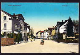 1923 Gelaufene AK: Stadtrain, Ober-Winterthur. Gartenwirtschaft Stadtrain. Leicht Fleckig - Laufen-Uhwiesen 