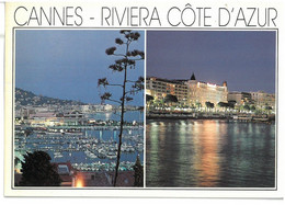 BR2856 Cannes 2 Vedute Non Viaggiata - Cannes
