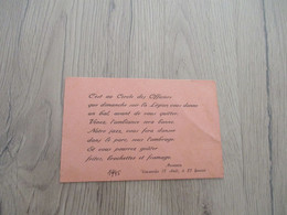 LEGION ETRANGERE Mascara 12/08/945 Invitation Cercle Des Officiers Bal Jazz - Documenten