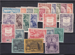 PORTUGAL 1924 - MLH - Sc# 315-328, 330, 332, 334, 336, 337, 338, 340, 342, 343, 345 - Unused Stamps