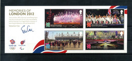 2012 GRAN BRETAGNA BF 100 MNH **, Londra 2012, London 2012, Paralympic Games, Olympic Games, Memories - Unused Stamps