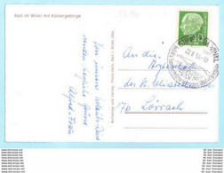 BRD BUND - SST: Reit Im Winkl 22.08.1956 Sommer Winter..... Brief AK Postcard (S/W)(KF): Reit Im Winkl (2 Scan)(61383) - Covers & Documents
