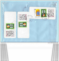 UNO UN WIEN (Versandtasche Plastik) Brief Cover Lettre 12-13 B (3x) 21 UNO 35 Jahre (18614) FFF - Covers & Documents