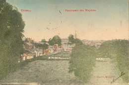 Chimay Panorama Des Wayères édit Bourguignon 1910 Couleurs - Chimay