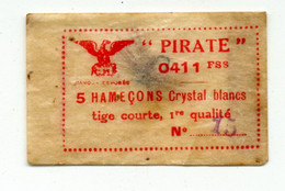 Matériel De Pêche / Collection Thème Pêche / Ancien Sachet D'hameçons N° 15 / Marque : Pirate - Pesca