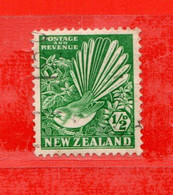 (Us.8) NUOVA ZELANDA  °-1936-37 - Série Courante.  Yvert. 213. Usato - Usados