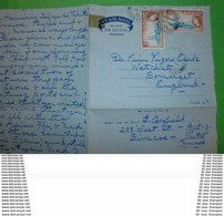 BARBADOS - Brief Letter Lettre 信 Lettera Carta пи�?ьмо Brev 手紙 จดหมาย Cover Envelope (3 Foto)(33763) - Barbados (1966-...)