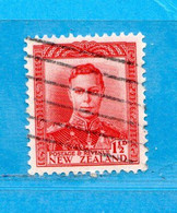 (Us.8) NUOVA ZELANDA  °-1944 - George VI.  Yvert. 269. Usato - Gebraucht