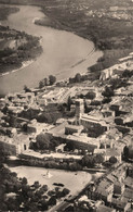 Valence Sur Rhône * Vue Aérienne Sur La Commune , La Cathédrale , La Piscine Et Le Rhône - Valence