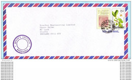 BARBADOS - Brief Cover Lettre COLLEGE - 731 Y 748 Marke Auf Marke - Pflanzen (22735) FFF - Barbados (1966-...)