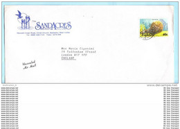BARBADOS - Brief Cover Lettre SANDACRES BEACH CLUB - 624 Y II Schwamm Tiere (22728) FFF - Barbados (1966-...)