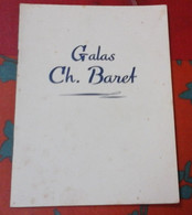 Programme Galas Ch. Baret 1955 GIGI Colette Anita Loos Suzy Prim Florence Brière Jean Jacques Rémy José Marc - Programme