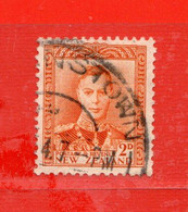 (Us.8) NUOVA ZELANDA  °-1947 - George VI.  Yvert. 285. Usato - Gebraucht