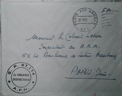 L 29 Lettre  Manque  Sp 88192 Au Dos - Guerra D'Algeria