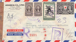 COSTA RICA -REGISTERED AIRMAIL 1951 > WIEN/AT / ZB79 - Costa Rica