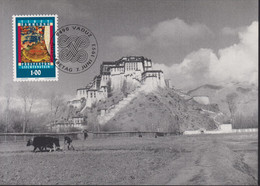 1993 Liechtenstein MC 115 Mi:LI 1063°, Yt:LI 1004°, Zum:LI 1005°, Tibetsammlung,  Thangka - Detail - Lettres & Documents