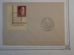 BN6 POLOGNE ALLEMAGNE BELLE LETTRE RECOM. 1942 OCC. POLOGNE KRAKAU  + HITLER  +AFFRANCH. INTERESSANT - General Government