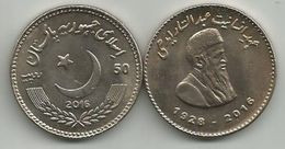 Pakistan 50 Rupees 2016. UNC Abdul Sattar Edhi 1928-2016. - Pakistan