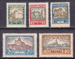 Estonia Estland 1927 Mi#63-67 Mint Hinged - Estland