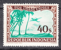 Indonesia Joint Issue 1948 Airmail Express Mi#90 Mint Never Hinged - Indonésie