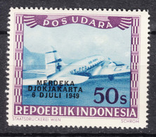 Indonesia Joint Issue 1949 Airmail Postage Due Mi#16 Mint Never Hinged - Indonesië