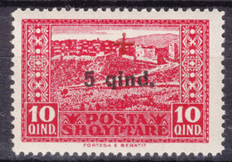 Albania 1924 Red Cross First Issue Mi#97 Mint Never Hinged - Albanien