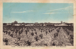 Villeneuve Les Maguelonne * Vue Générale Sur Le Village * Vignes Vignoble - Andere & Zonder Classificatie