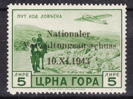 Germany Occupation Of Montenegro 1943 Mi#18 Mint Never Hinged - Occupation 1938-45