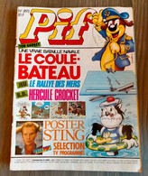 PIF GADGET N° 893  Poster STING LA 3é VIE DE RAHAN Supplément Jouet MATTEL BARBIE Les Maîtres De L'univers 05/1986 - Pif & Hercule