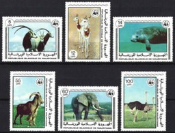 Mauritanie Mauritania - 1978 - 386 / 391 - Animaux En Péril  - MH - Mauritanie (1960-...)