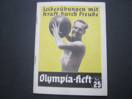 Olympische Spiele  1936 , KDF  -   Broschüre , Original ! - Summer 1936: Berlin