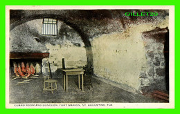 ST AUGUSTINE, FL - GUARD ROOM AND DUNGEON, FORT MARION - HARRIS CO - - St Augustine