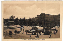 L120D1104 - Egypt - Egypte - Le Caire - Place De L'Opéra Et Le Théâtre - Cairo