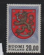 LOT 165 - FINLANDE  N° 787 ** - BLASON  - Cote 10€ - Unused Stamps