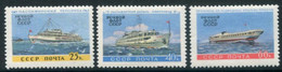 SOVIET UNION 1960  Inland Cruise Ships MNH / **.  Michel 2395-97 - Nuevos