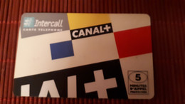 Prepaidcard Canal + (mintNeuve) 2 Scans Rare - Mobicartes (GSM/SIM)